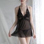 Comfort & Sexy Backless Suspender Nightdress SCD0088