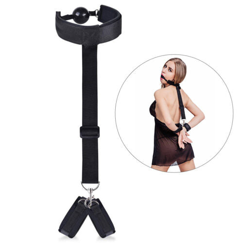 Bondage Restraint With Mouth Gag